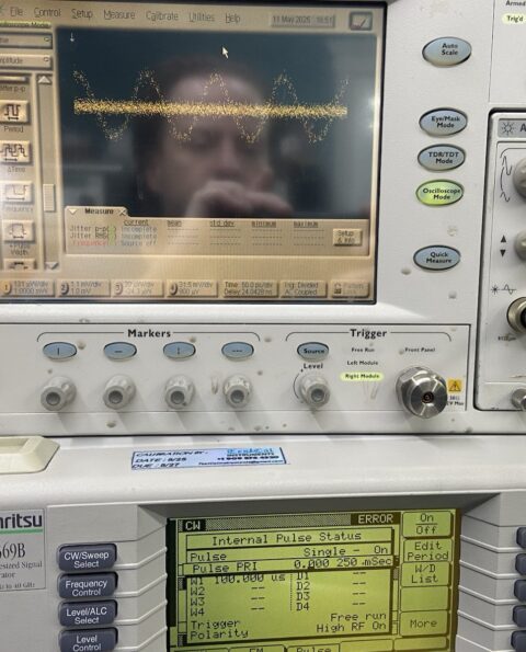 Agilent 86100A Option 1 Oscilloscope 83484B 86109A 30ghz Optical 40/66Ghz Electr
