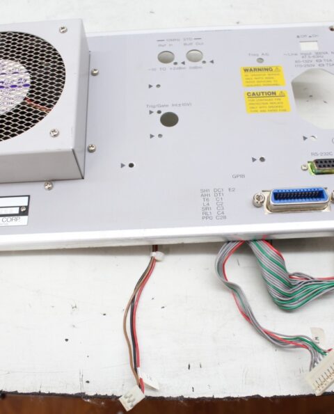 Anritsu MS2670A MSXXX spectrum analyzer Rear Panel