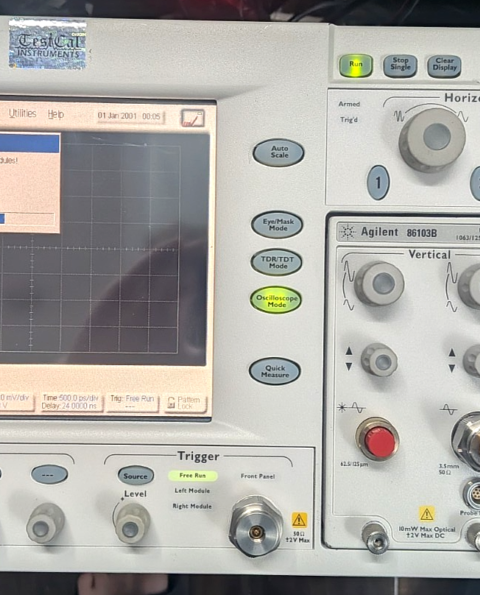 🔥Agilent 86100B Infinium  DCA-J Wideband Empty MAINFRAME Cal'd 001 14 Ghz Trigr