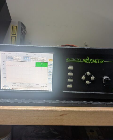 🔥Burleigh WA-7000 Wavemeter Multiline Wavelength  Meter Spec An PWR Meter Cal'd