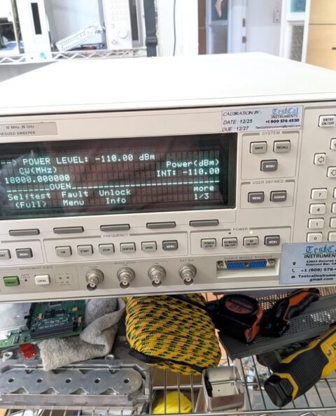 🔥HP Agilent 83623A/B Signal Generator Cw/Sweeper Opt 1 Attenuator! NIST Cal'd!