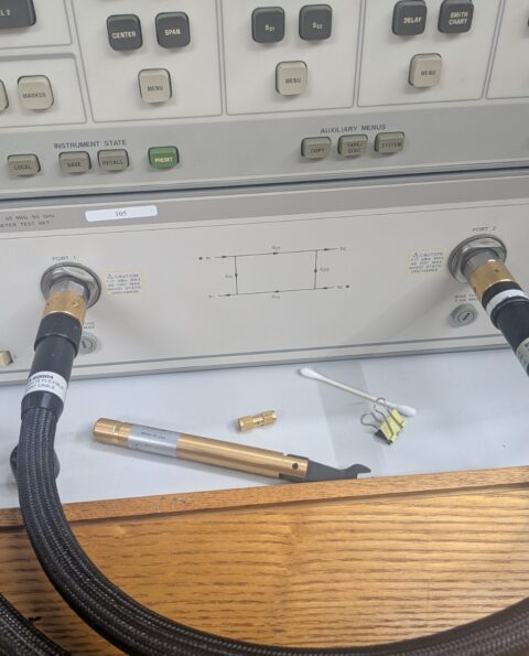 HP Agilent 8517A Test Set For 8510c w/2 Attens ! 50 GHz 2.4mm Cal'd Refurb'd!