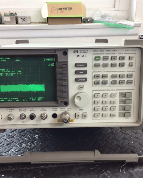 HP Agilent 8561E Spectrum Analyzer 20 Hz-6.5 Ghz Opt 7 Fast Zero Span Sweeps !