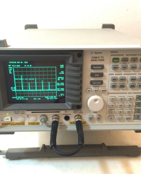 HP Agilent Keysight 8591C Cable TV Analyzer 1.8 GHz   opt 4, 101,105,102, 43