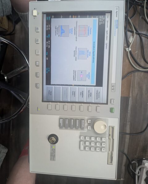HP Agilent Keysight 86140B OPTICAL SPECTRUM ANALYZER OSA 600-1700 nm Cald