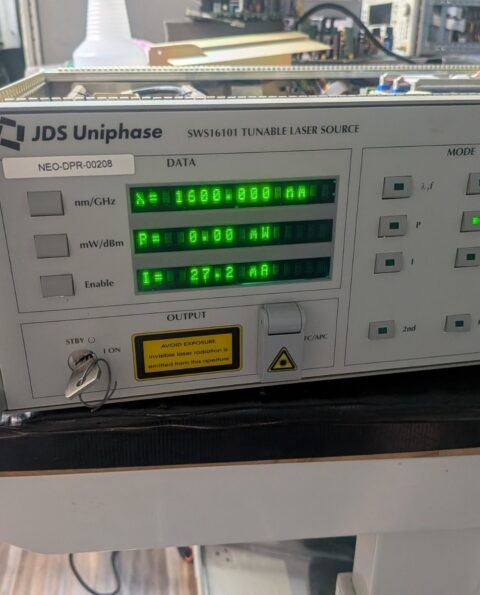 Jdsu Sws16101 Photonetics Tunable Laser Source 1510-1650 Nm Massive Range 140nm!