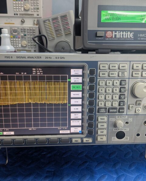 Rohde & Schwarz FSQ8 Fsu++ Spectrum Analyzer w/Low phase noise Figure 120Mhz  BW