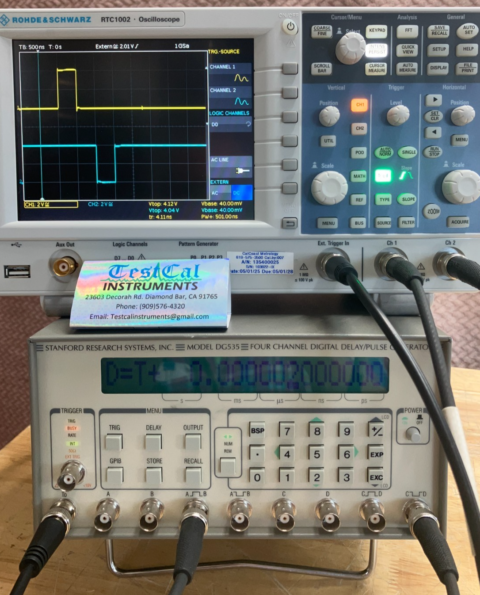 Stanford Research DG535 Digital Delay/Pulse Generator, Opt. 01, Lightly Used